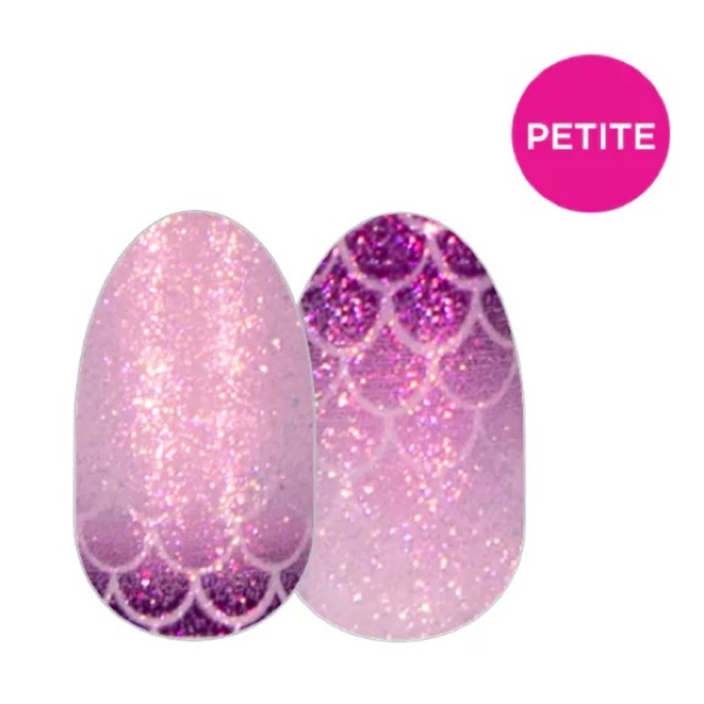 Color Street PETITE VIOLET SHIMMER Pink Purple Glitter Mermaid Scales Set